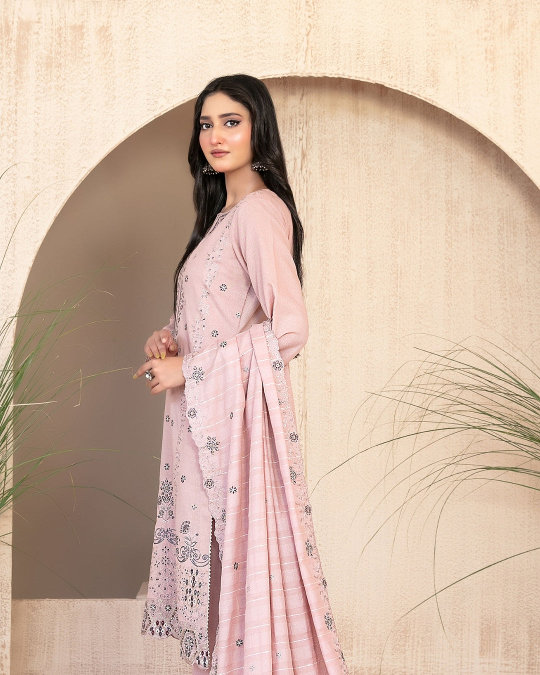 AYZEL - Unstitched Embroidered Karrandi
