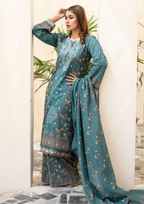 SAJAL - Unstitched 3-Piece Digital Lawn