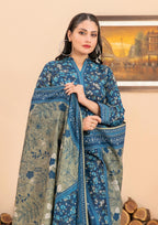 ZARQA - 3-PCS Unstitched Khaddar