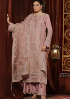 MEHRUNISSA - Unstitched 3-Piece Embroidered Organza