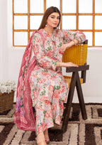 SHAFAQ - Unstitched 3-PCS Bana Dora Linen