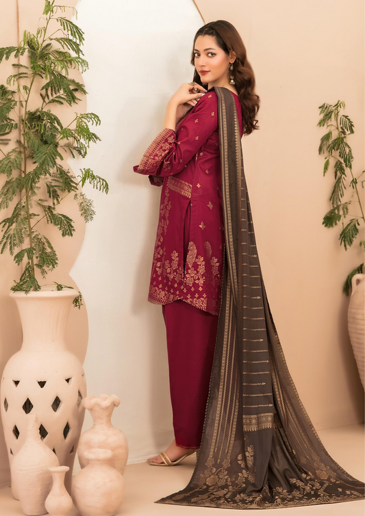 LAWN TALE - Unstitched 3-Piece Broshia Banarsi Lawn