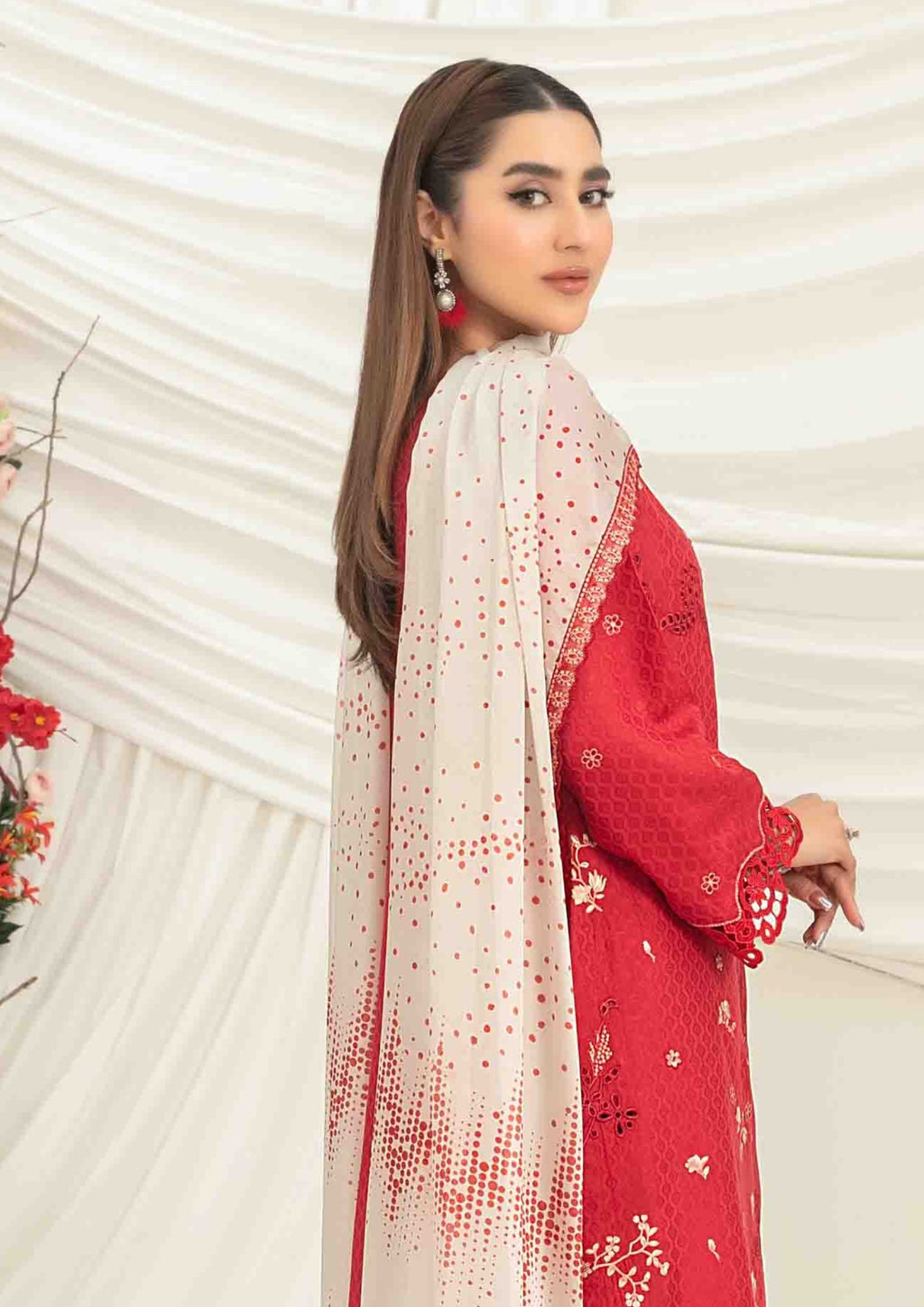 ZAFRAH - Semi Stitched Embroidered Viscose