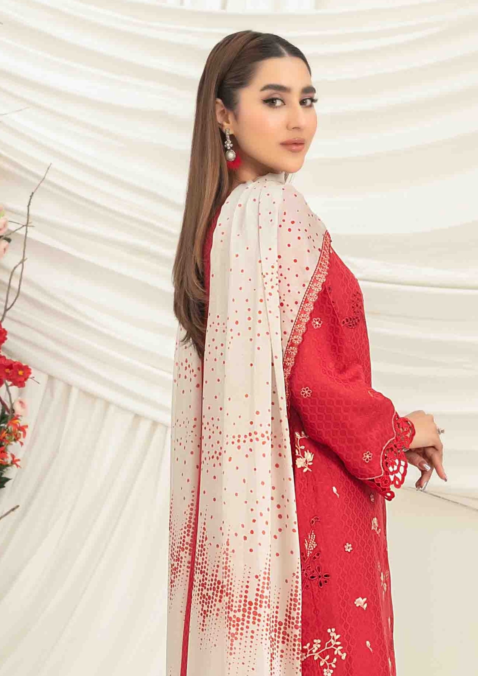 ZAFRAH - Semi Stitched Embroidered Viscose