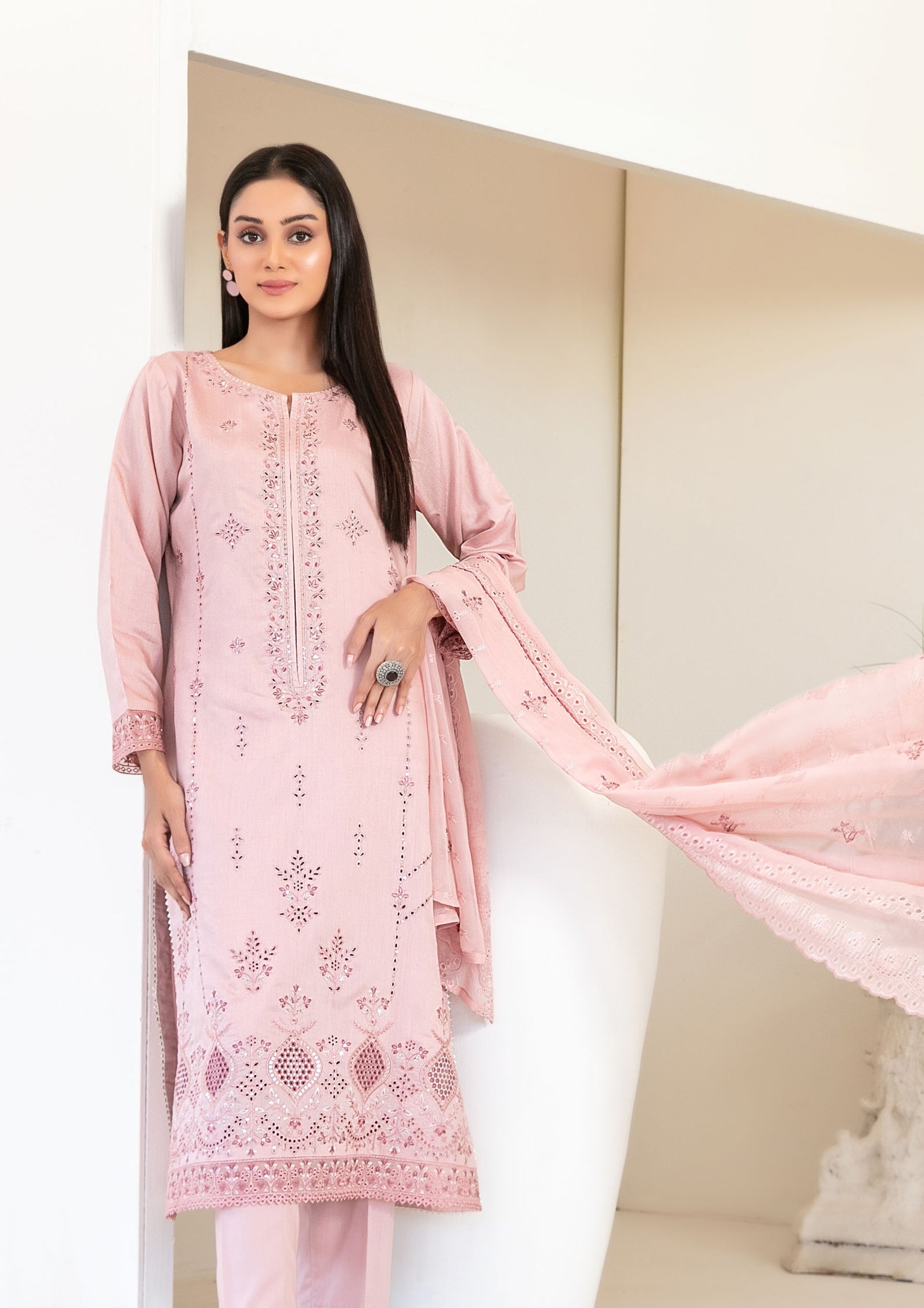 RAQS - Unstitched Embroidered Viscose