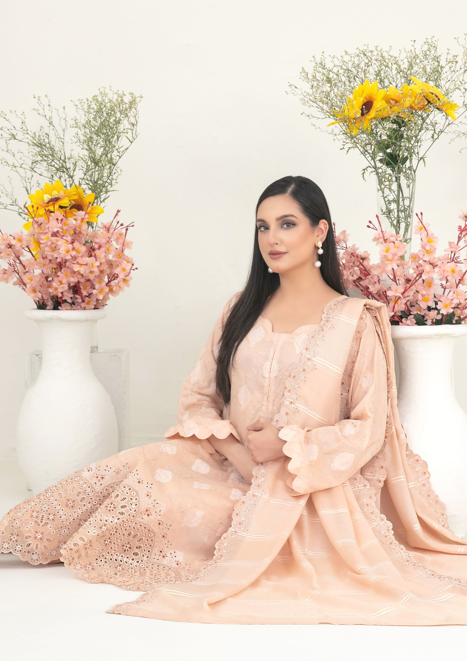 SOGHAT - Unstitched 3-Piece Embroidered Lawn
