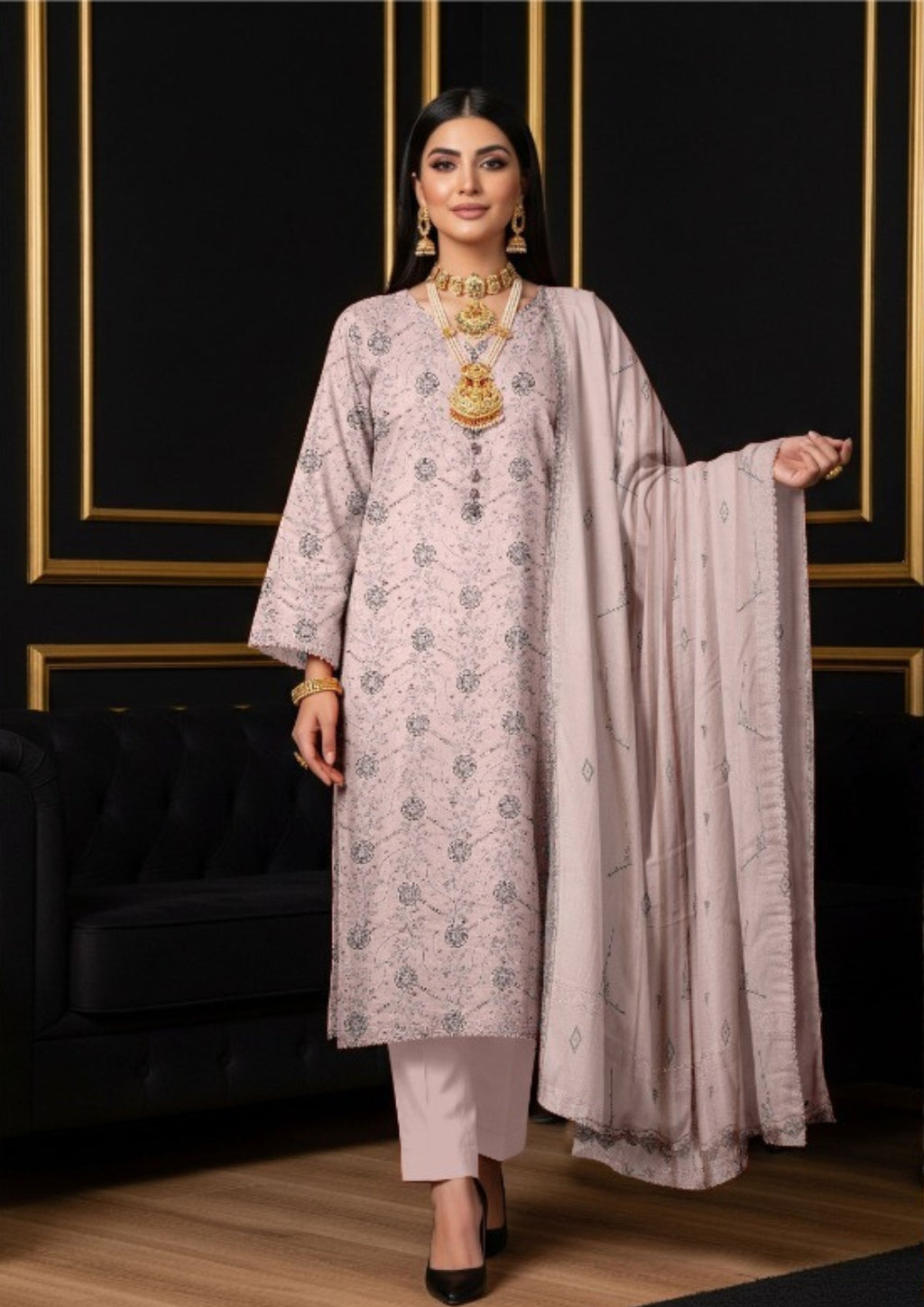 BULBUL - Unstitched Pashmina Dhanak