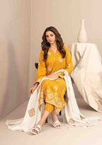INAYA - Semi Stitched Embroidered