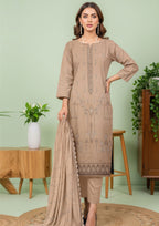 JAL PARI - Unstitched 3-PCS Embroidered