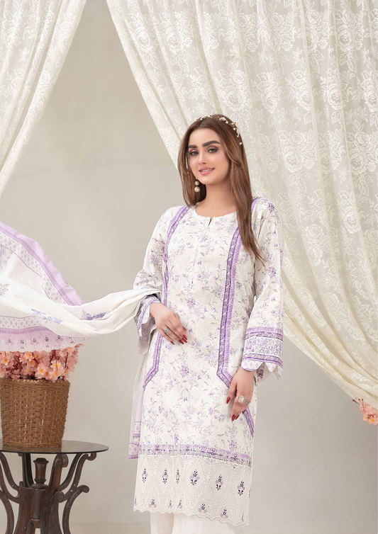 ULFAT - Unstitched 3-Piece Digital Lawn Prints