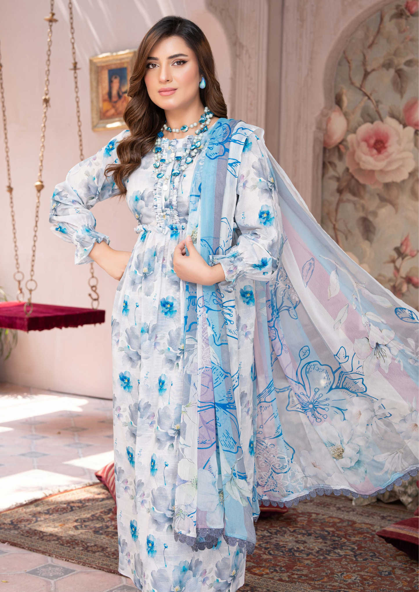 CARNIVAL - Unstitched 3-Piece Digital Lawn