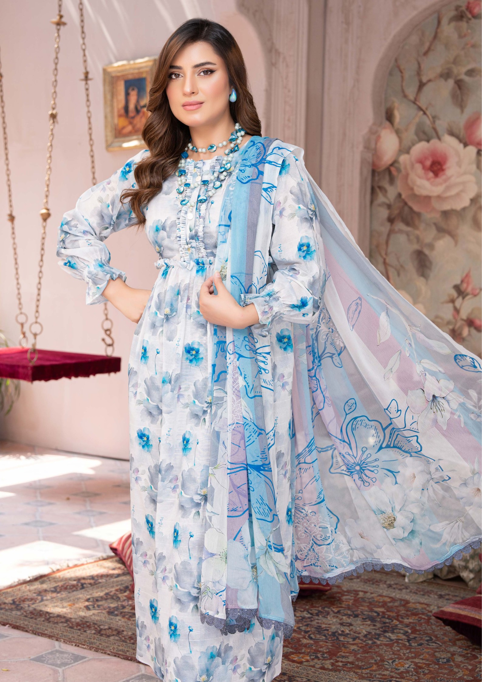 CARNIVAL - Unstitched 3-Piece Digital Lawn