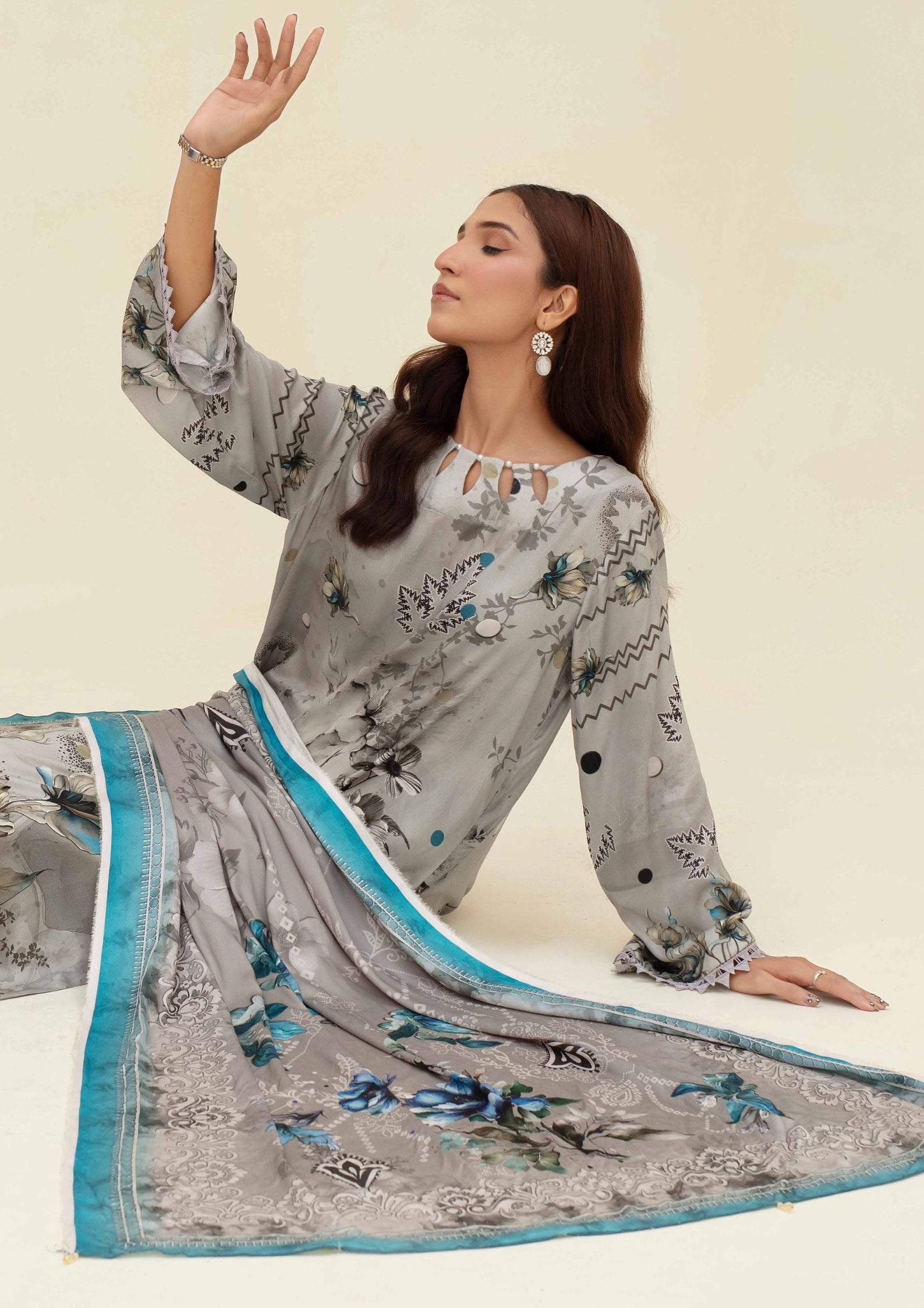 RIWAAYAT - 3-PCS Unstitched Prints