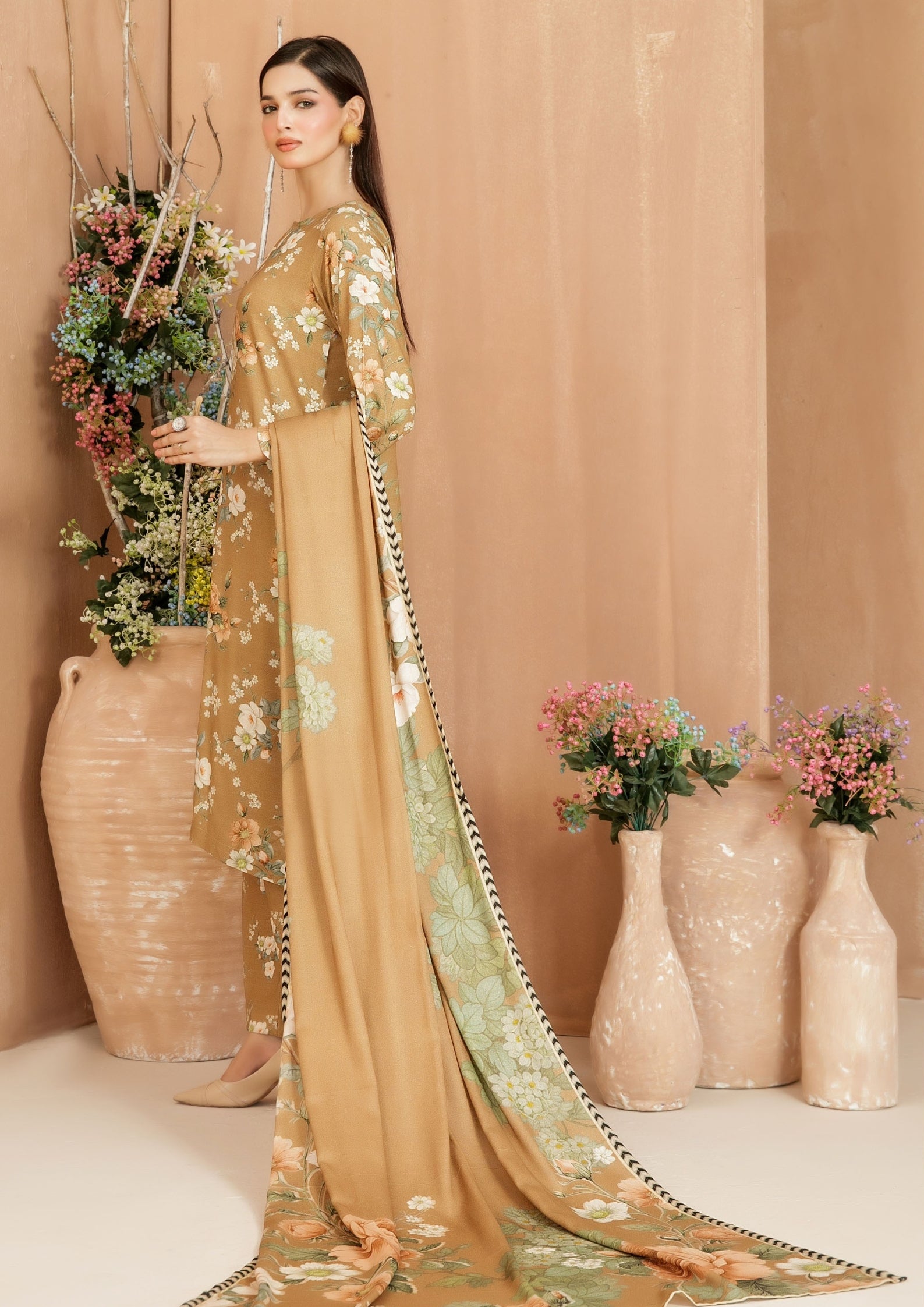 AFSANA - Unstitched Digital Printed