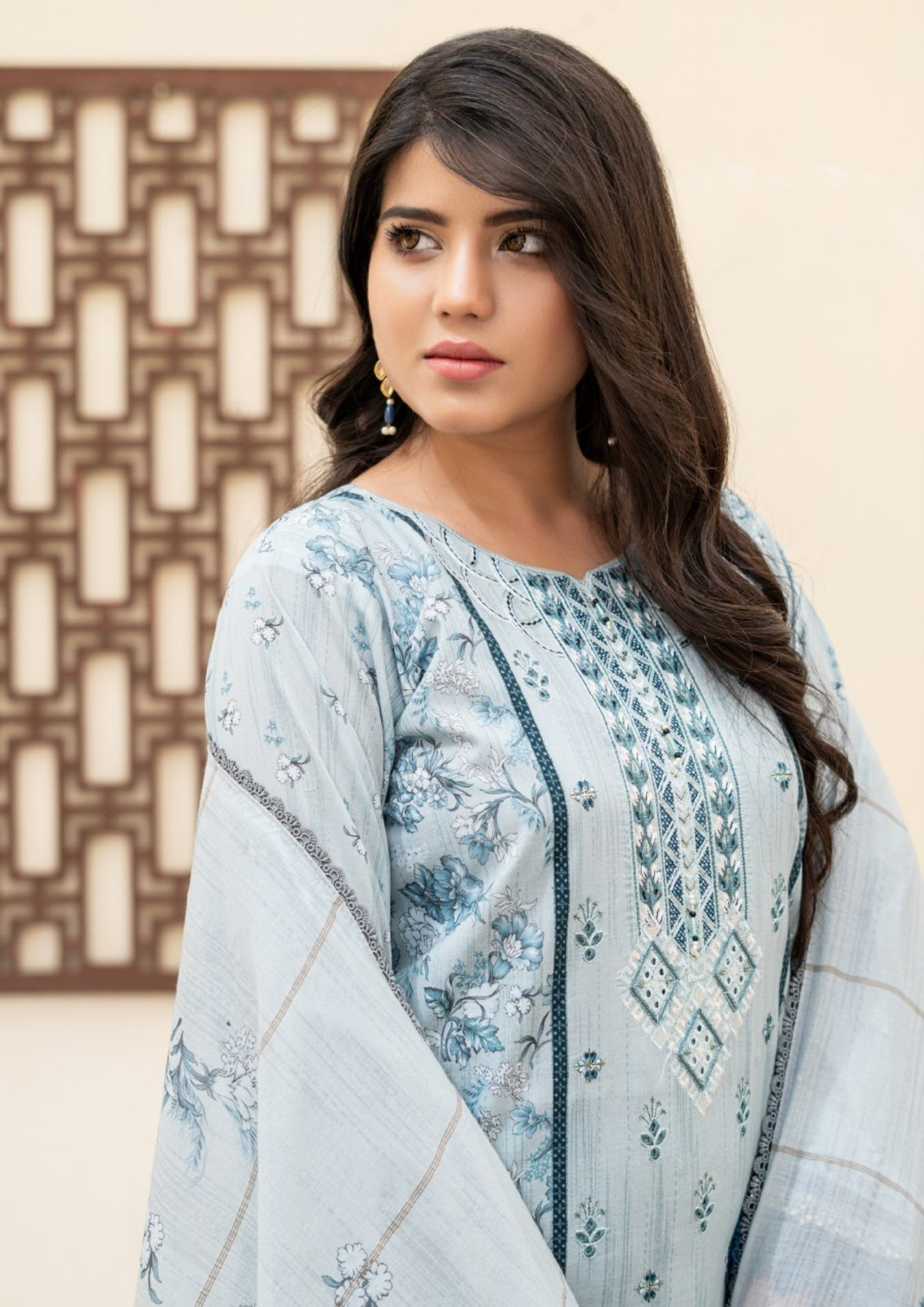 SAJAL - Unstitched 3-Piece Digital Lawn