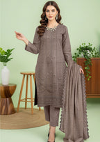 JAL PARI - Unstitched 3-PCS Embroidered