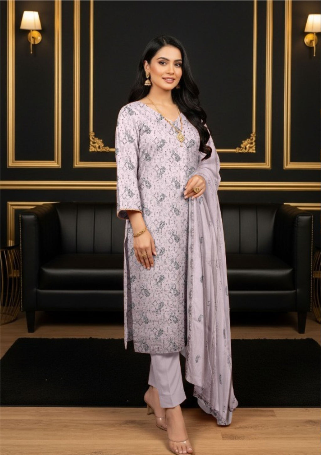 BULBUL - Unstitched Pashmina Dhanak