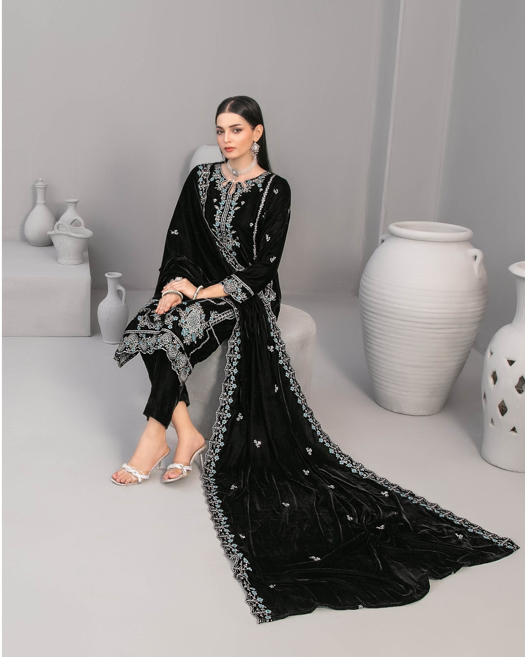 NAFISA - Unstitched Luxury Velvet