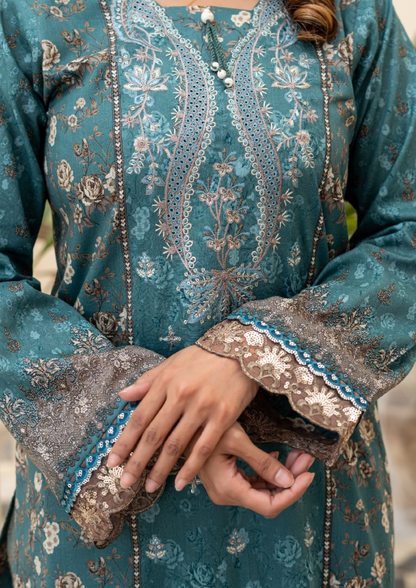SAJAL - Unstitched 3-Piece Digital Lawn