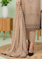 JAL PARI - Unstitched 3-PCS Embroidered