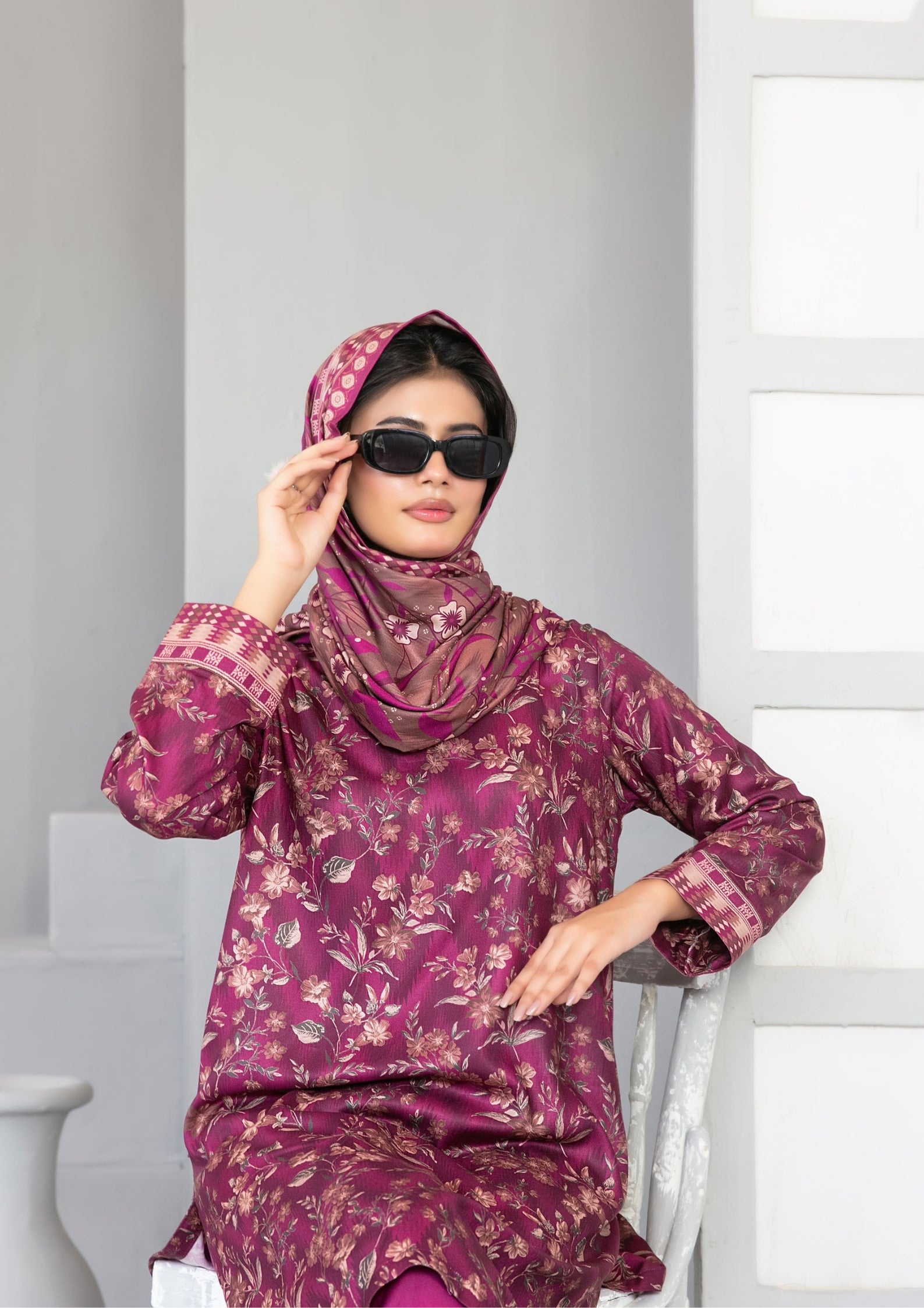 AFSANA - Unstitched Digital Printed Twill