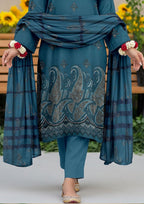 AINA - Unstitched Embroidered Dhanak