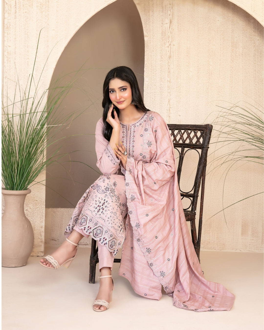 AYZEL - Unstitched Embroidered Karrandi