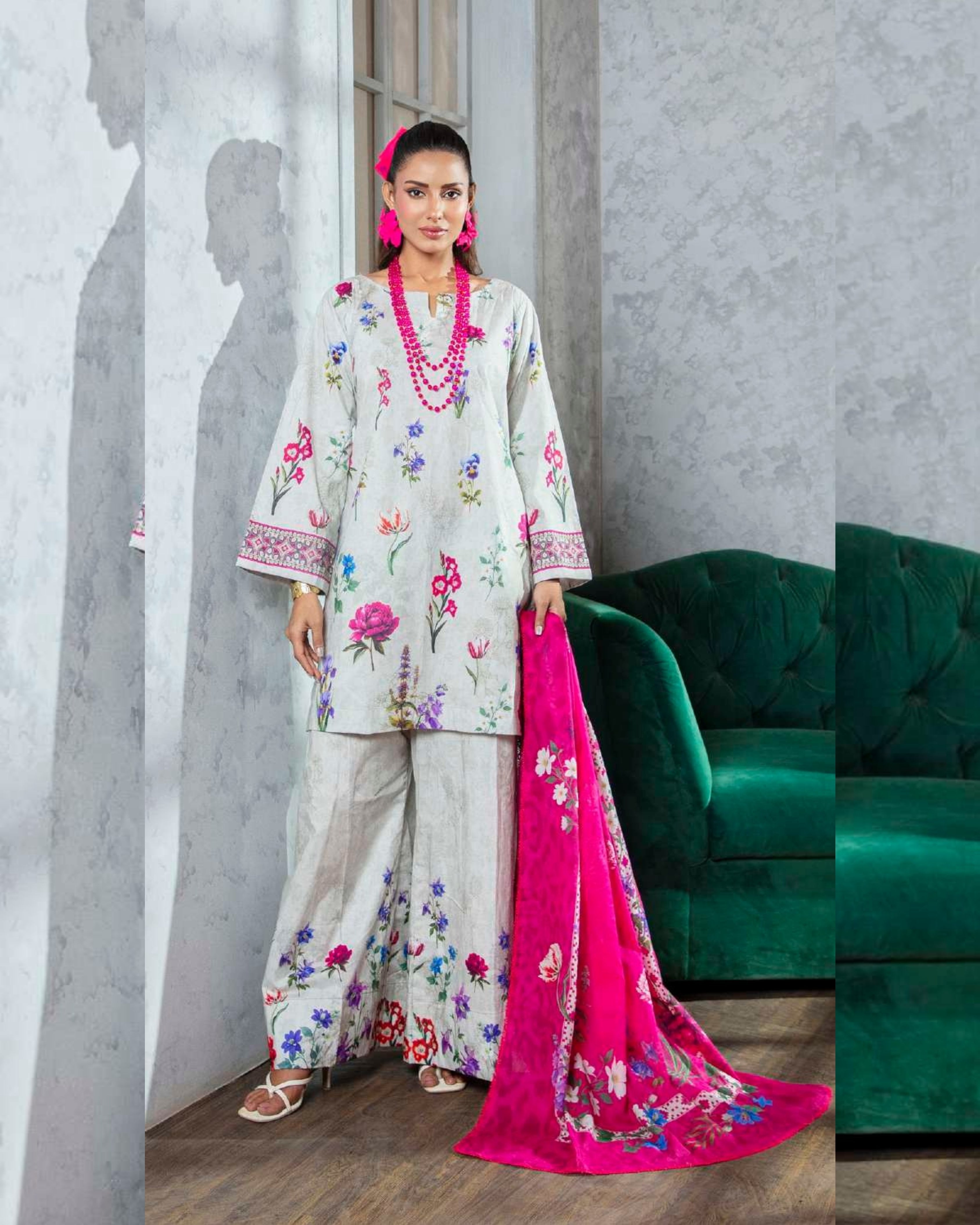 GULZAR - Stitched Lawn by Moncheri