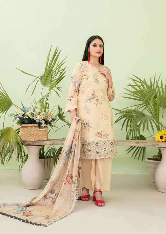 COCO - Unstitched 3-Piece Luxury Embroidered