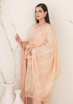 ZEENAT - Unstitched 3-Piece Broshia Banarsi