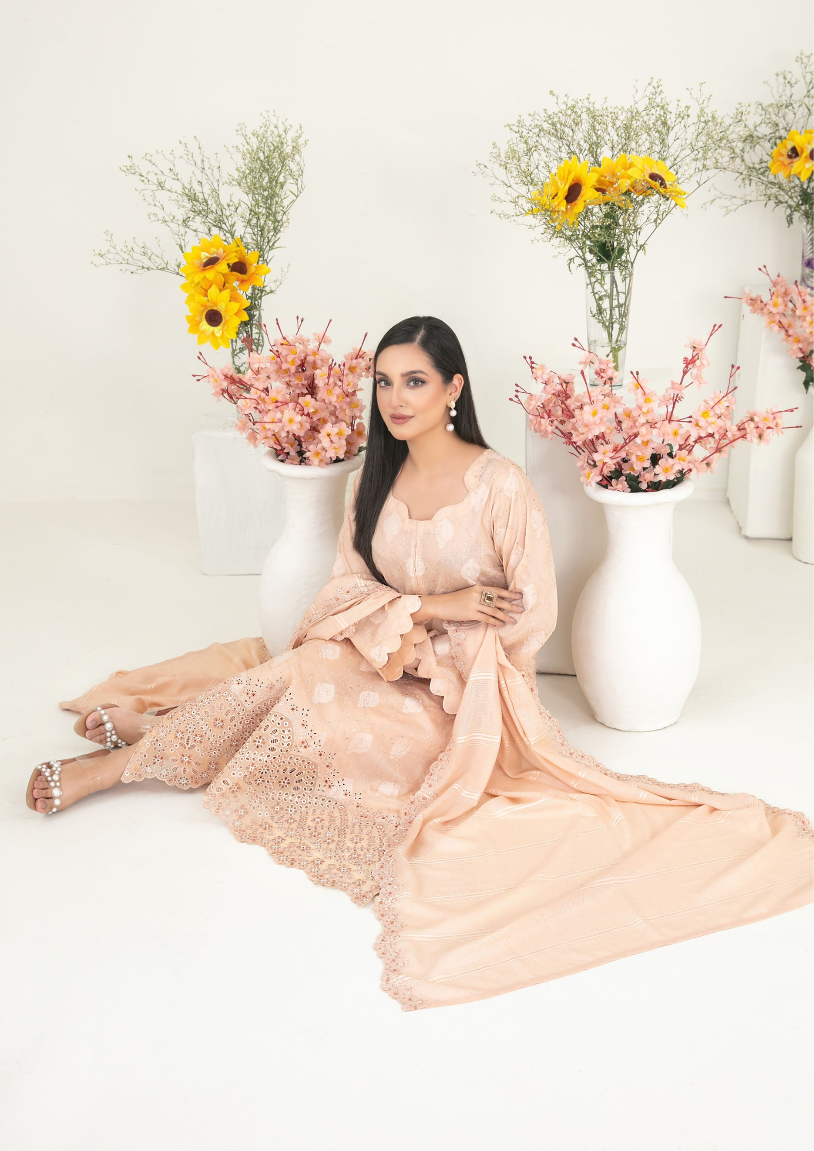 SOGHAT - Unstitched 3-Piece Embroidered Lawn