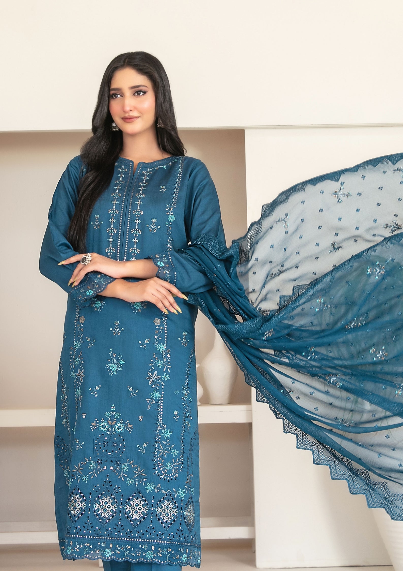 RAQS - Unstitched Embroidered Viscose