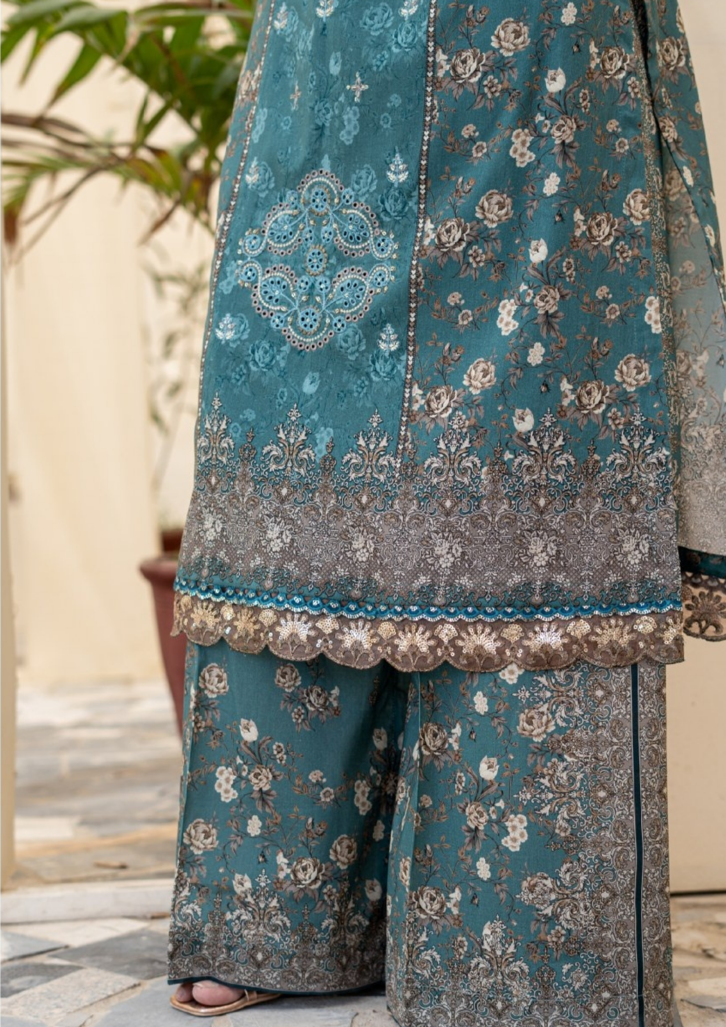 SAJAL - Unstitched 3-Piece Digital Lawn