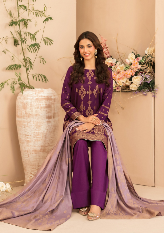 LAWN TALE - Unstitched 3-Piece Broshia Banarsi Lawn