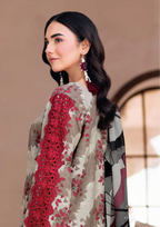 NAQSH-E-NAAZ - Unstitched 3-Piece Digital Bana Dora Lawn