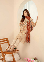 AQAS - Unstitched 3-Piece Digital Printed