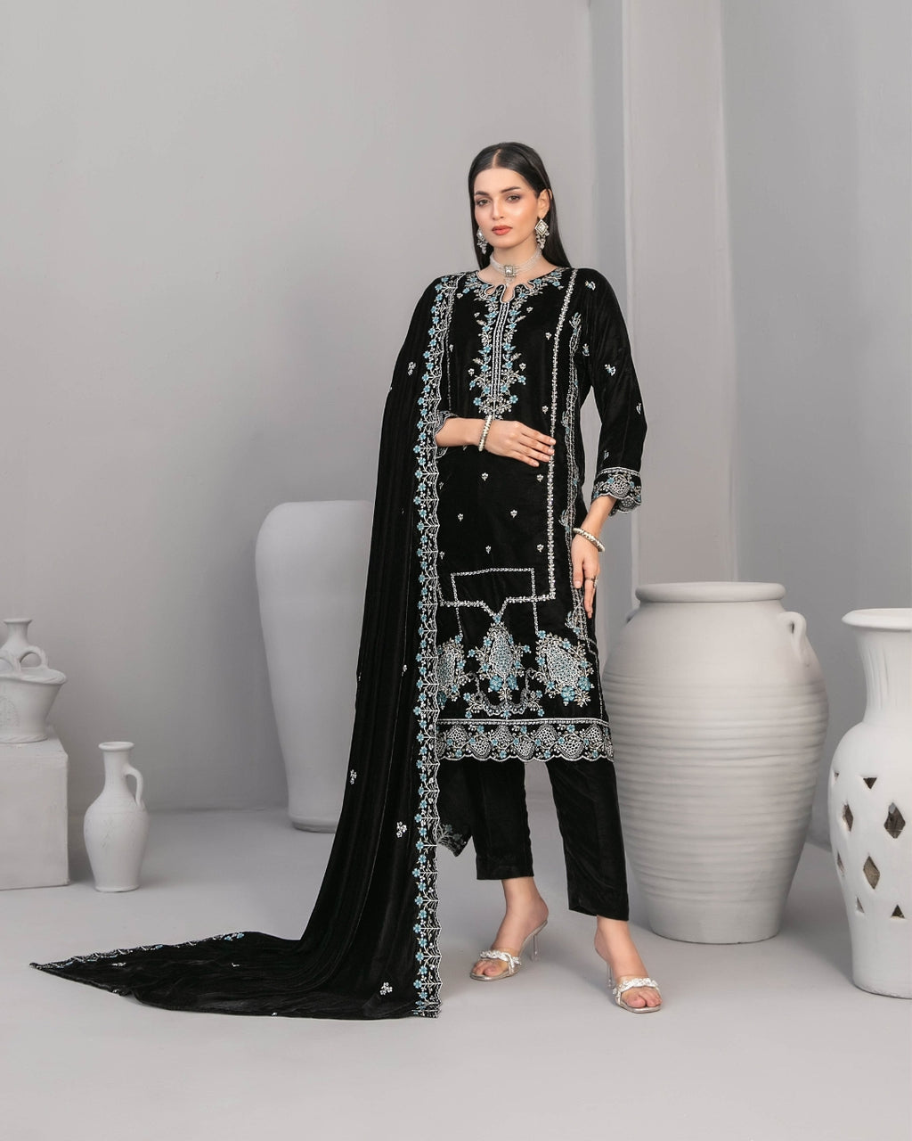NAFISA - Unstitched Luxury Velvet