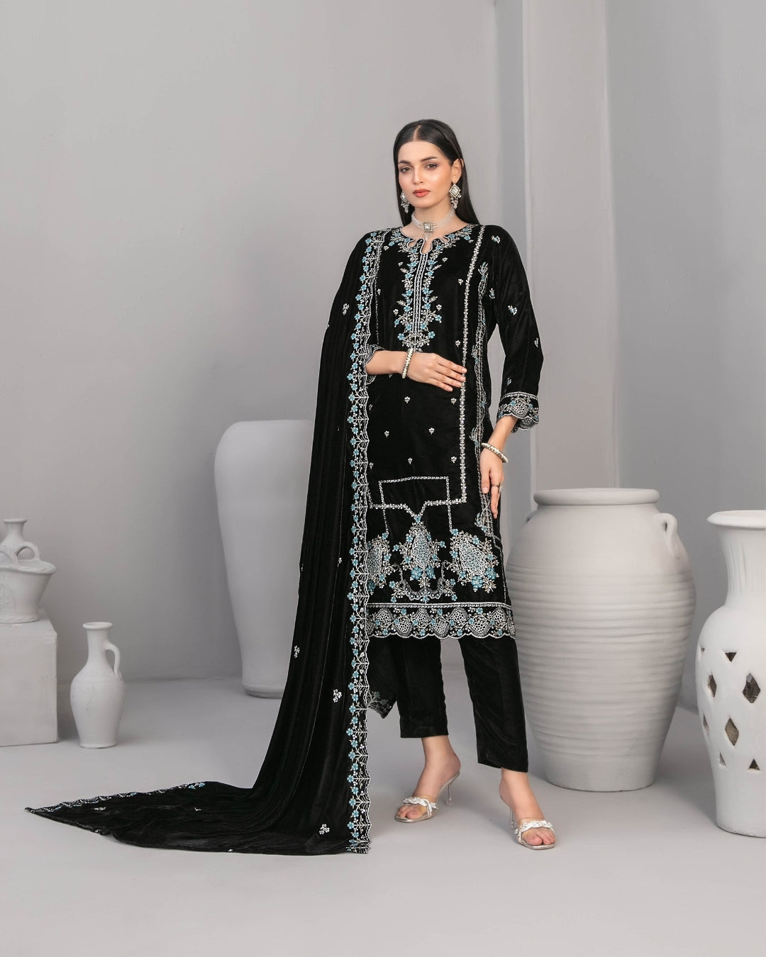 NAFISA - Unstitched Luxury Velvet