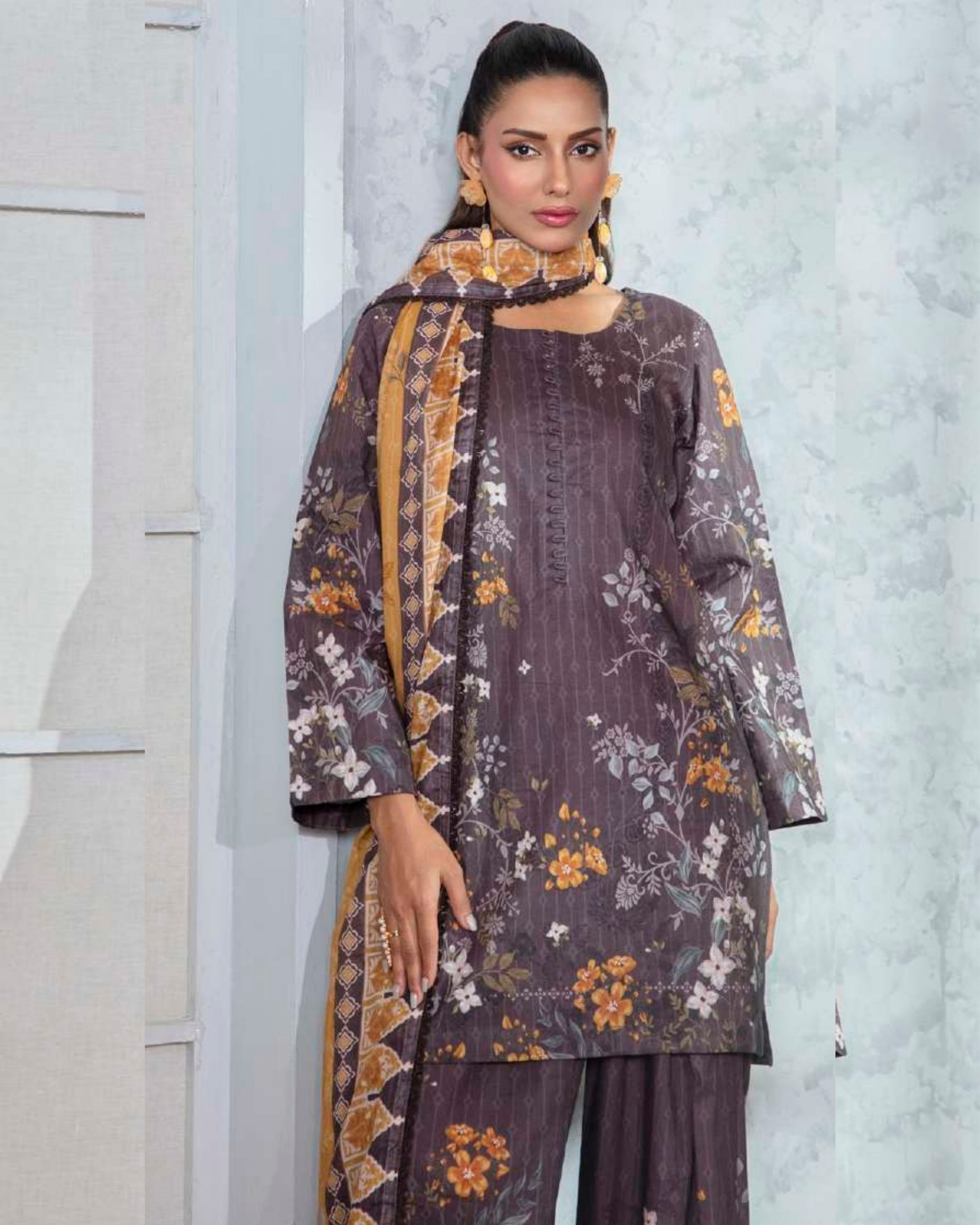GULZAR - Stitched Lawn by Moncheri