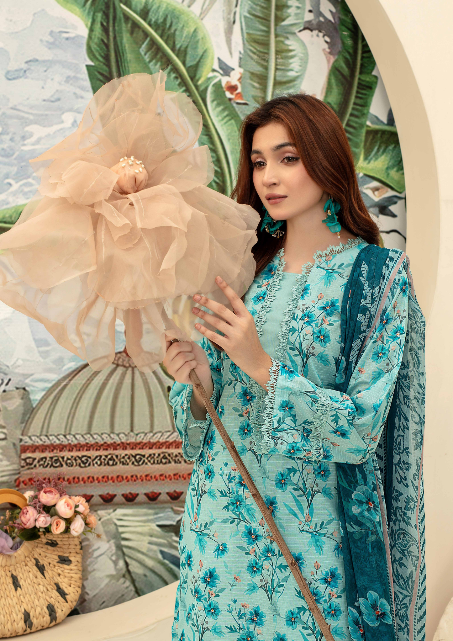 AQAS - Unstitched 3-Piece Digital Printed