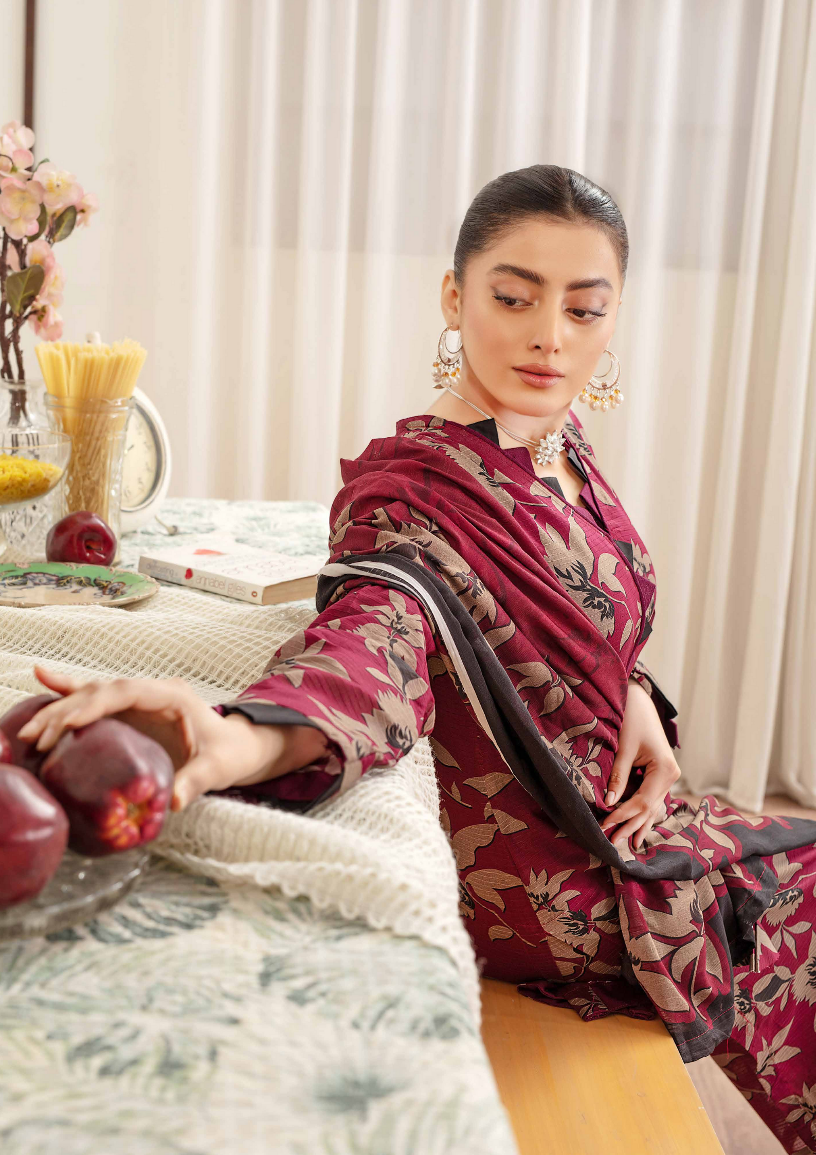 AROOHI - Unstitched 3-Piece Printed Lawn