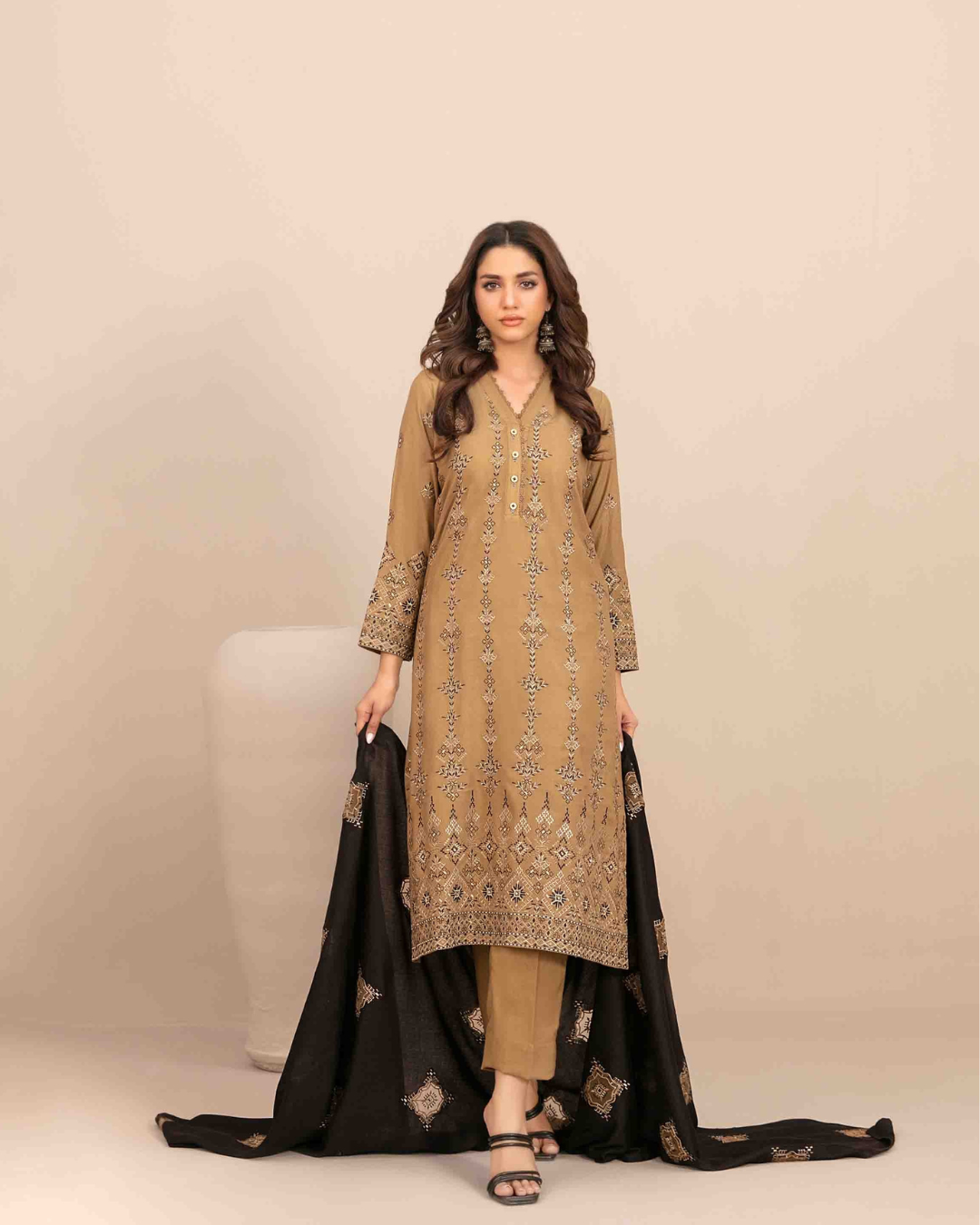 INAYA - Semi Stitched Embroidered