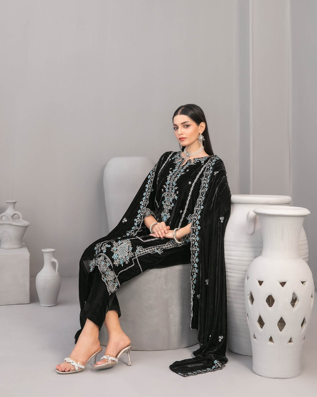 NAFISA - Unstitched Luxury Velvet