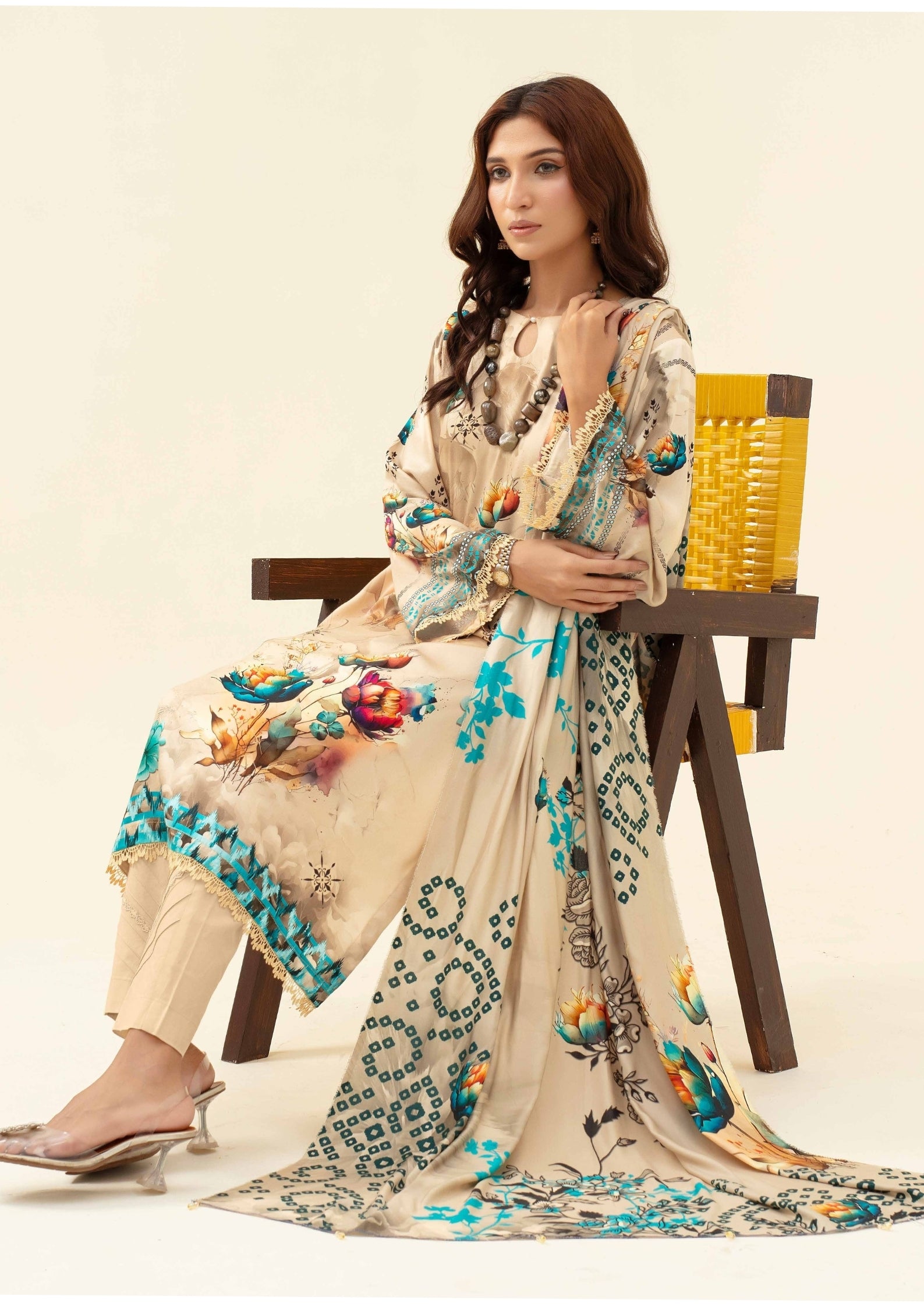 RIWAAYAT - 3-PCS Unstitched Prints