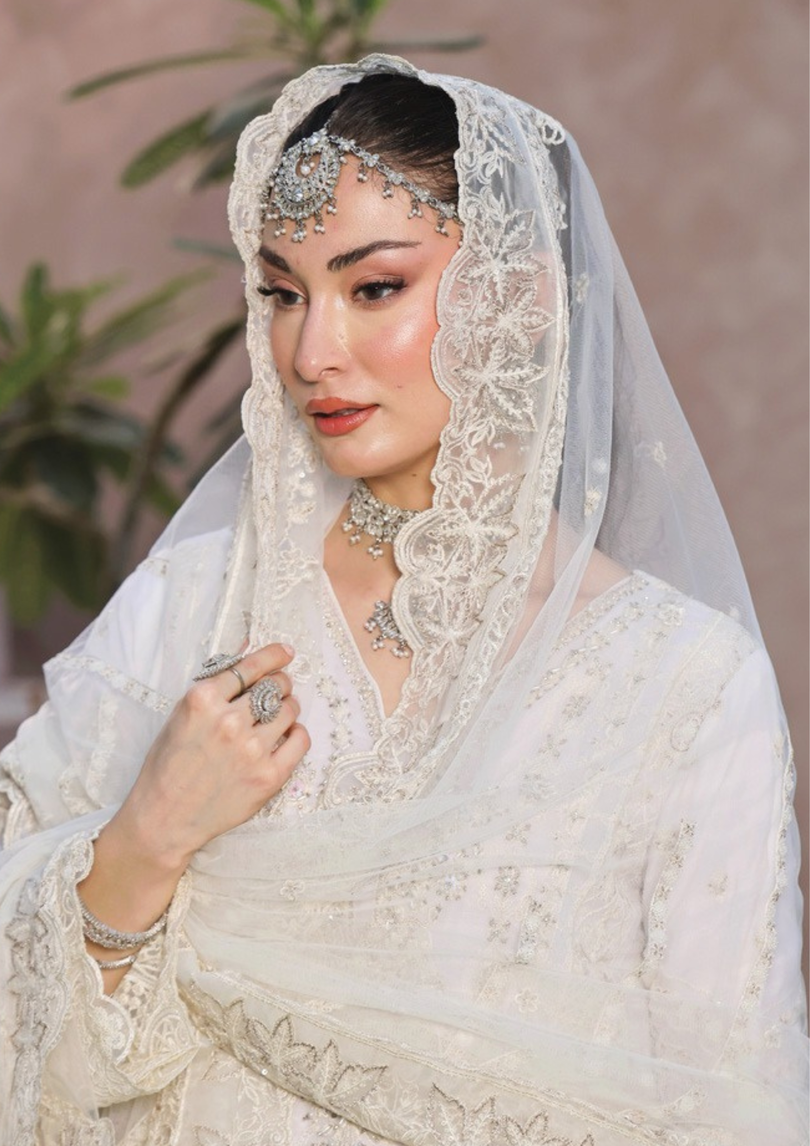 SHEESH MAHAL - Semi Stitched 3 - Piece Embroidered