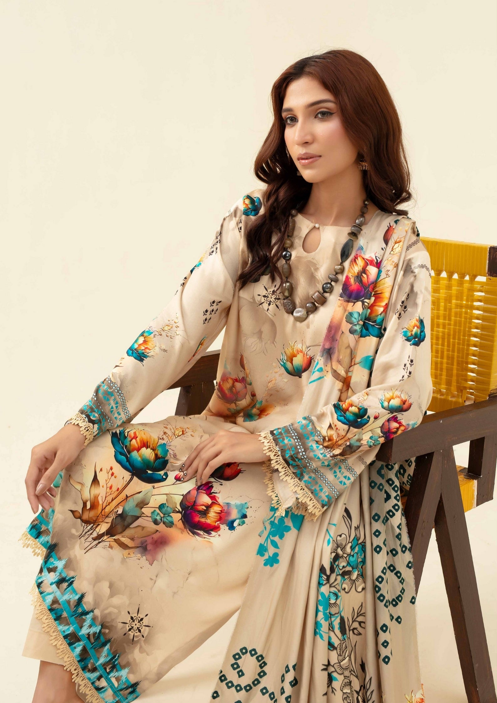 RIWAAYAT - 3-PCS Unstitched Prints