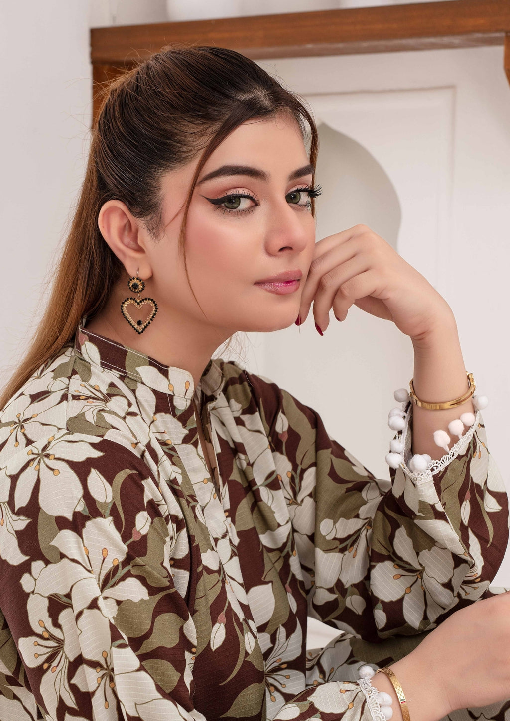 SHAFAQ - Unstitched 3-PCS Bana Dora Linen