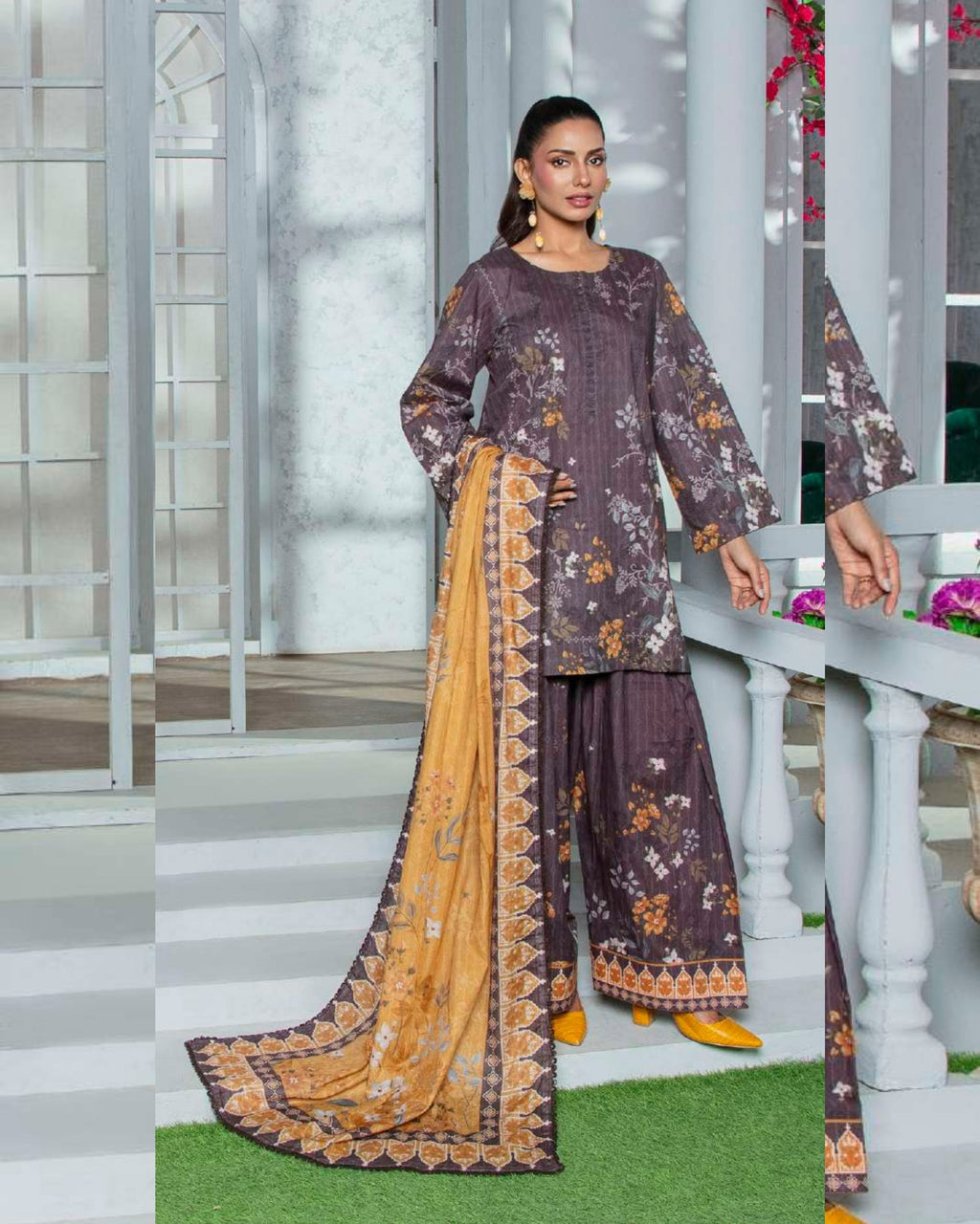 GULZAR - Stitched Lawn by Moncheri