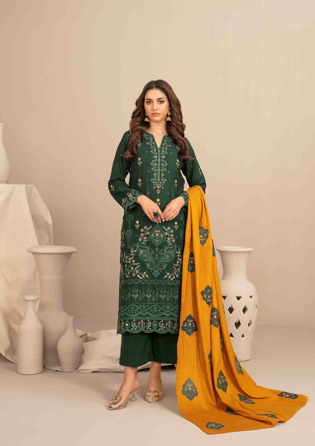 INAYA - Semi Stitched Embroidered