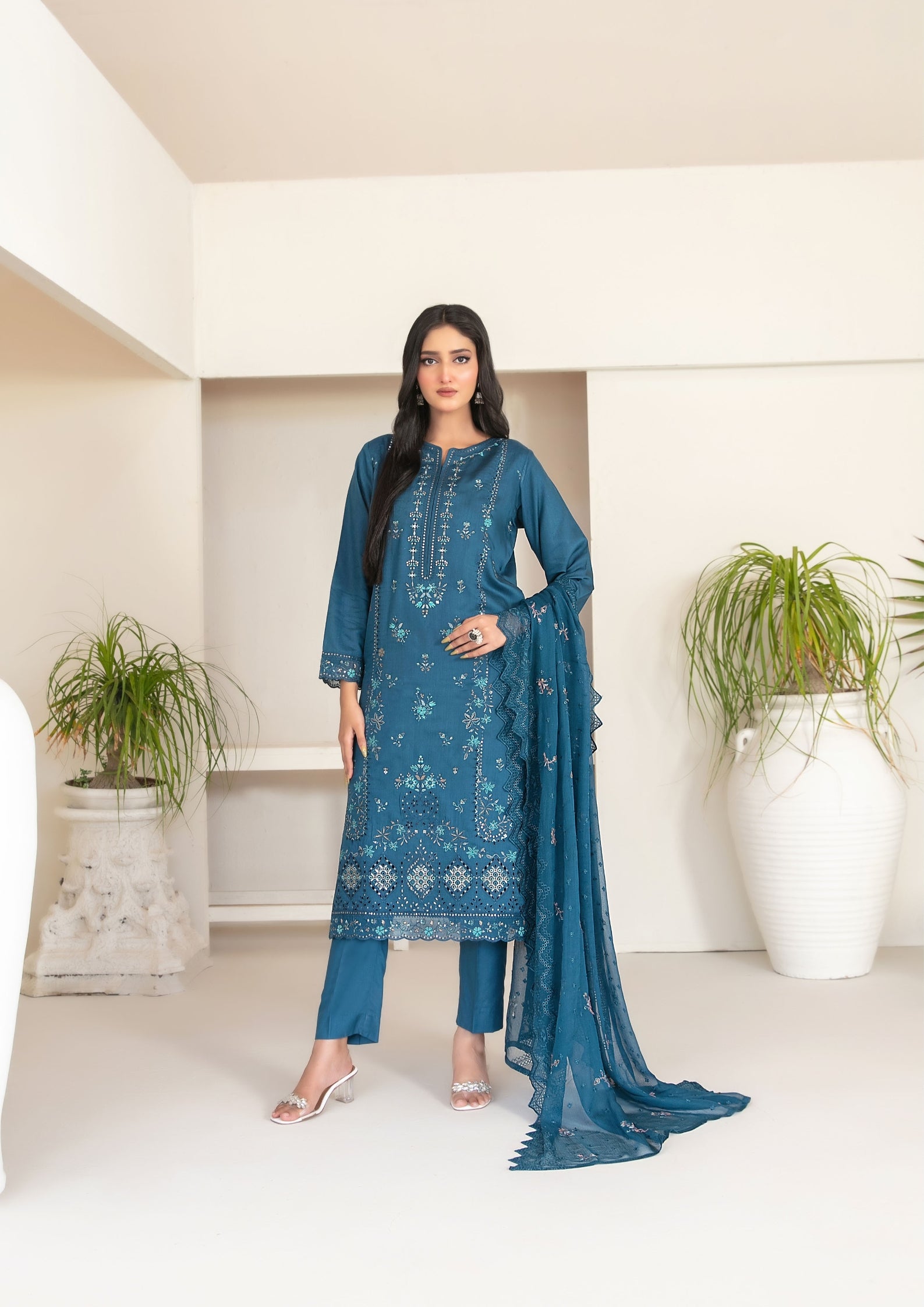 RAQS - Unstitched Embroidered Viscose